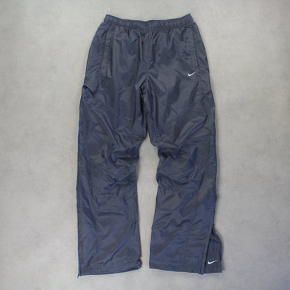 RARE 2000s Baggy Nike Trackpants Grey - (L)