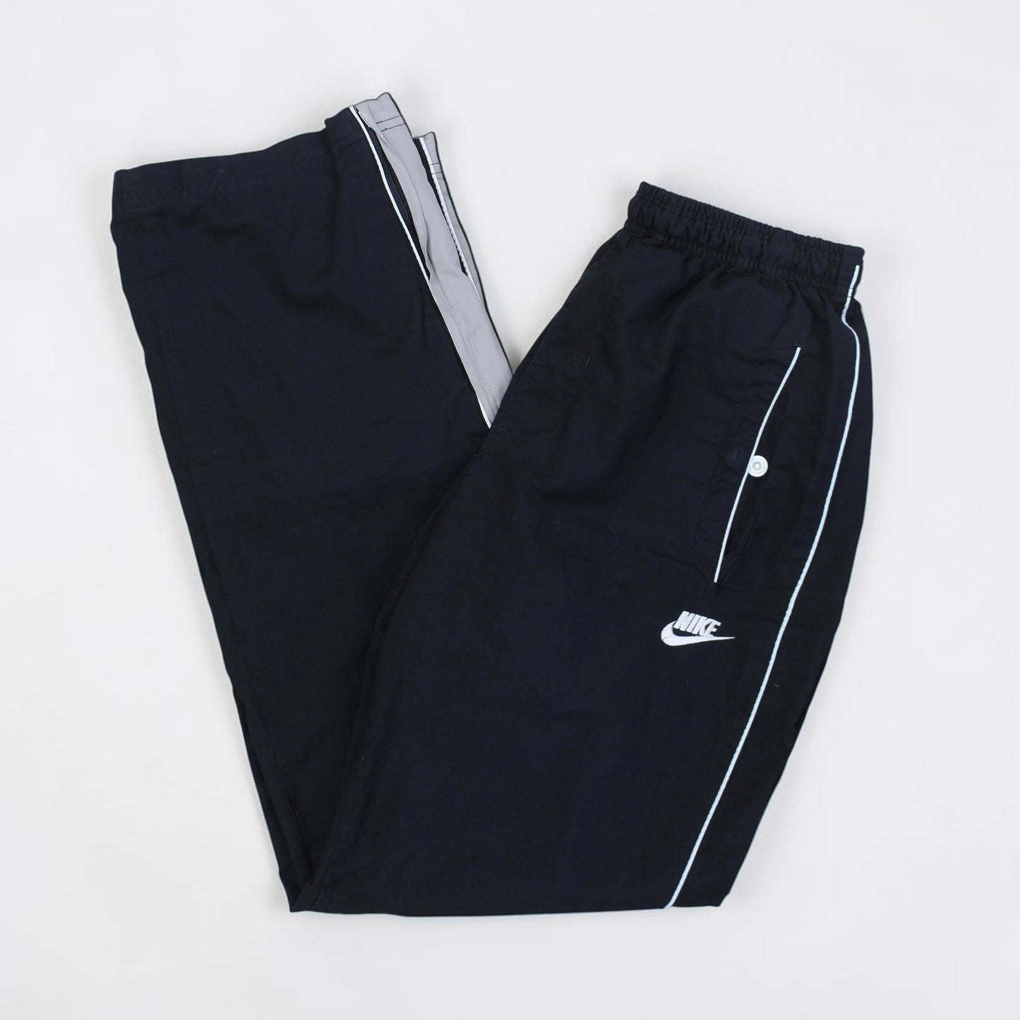 RARE 2000s Nike Trackpants Black - (L)