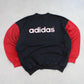 RARE 1990s Adidas Block Sweatshirt Black - (M)