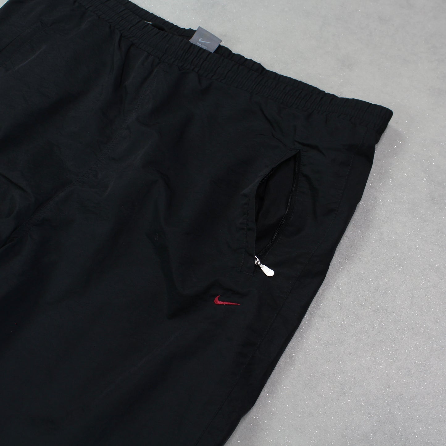 RARE 00s Nike Trackpants Black - (XL)