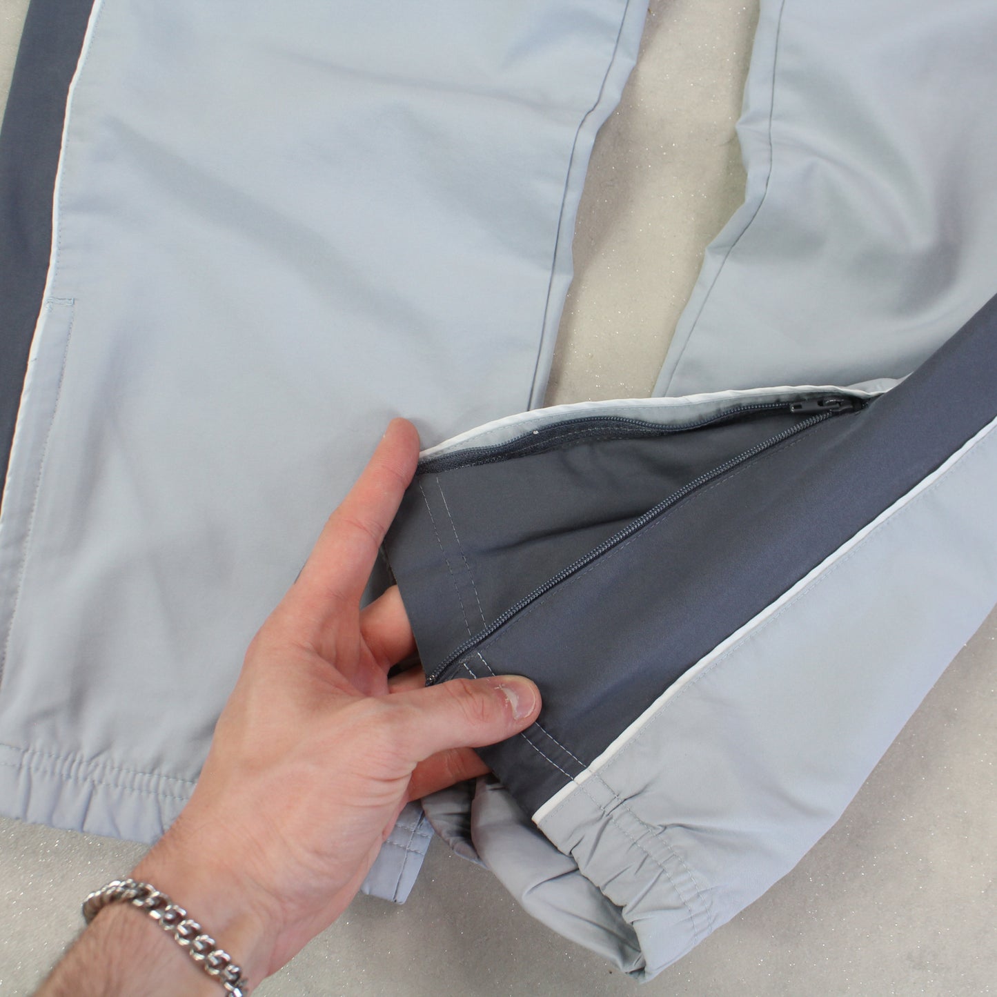 RARE 2000s Nike Trackpants Grey - (S)