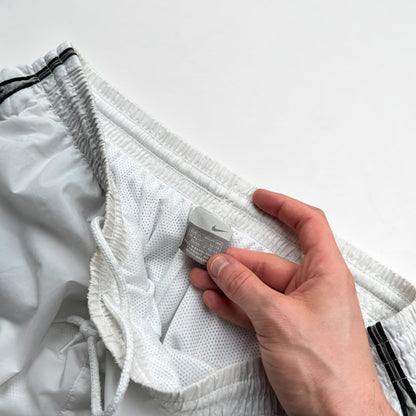 SUPER RARE 2000s Nike Trackpants White *PREMIUM* - (L)