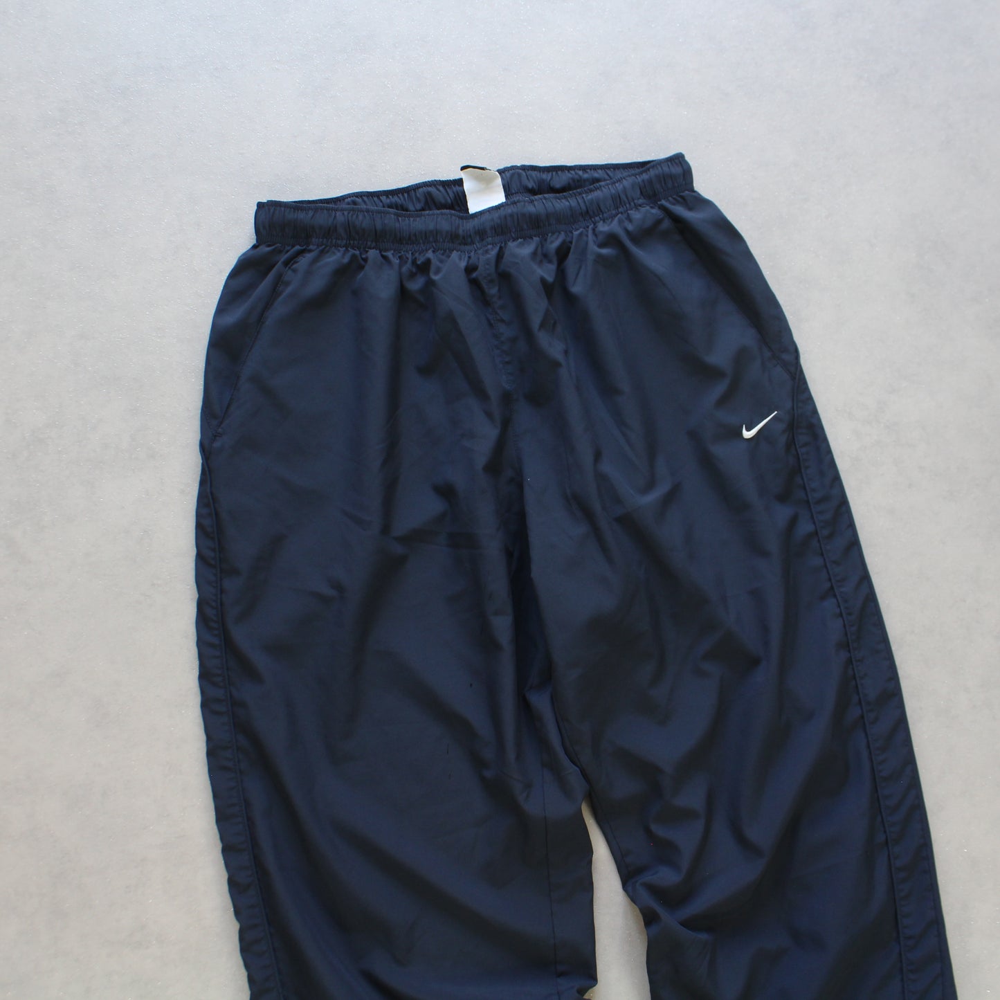 2000s Baggy Nike Trackpants Navy - (L)