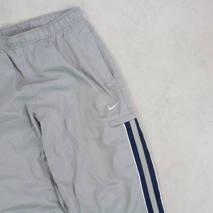 RARE 00s Nike Trackpants Grey - (S)