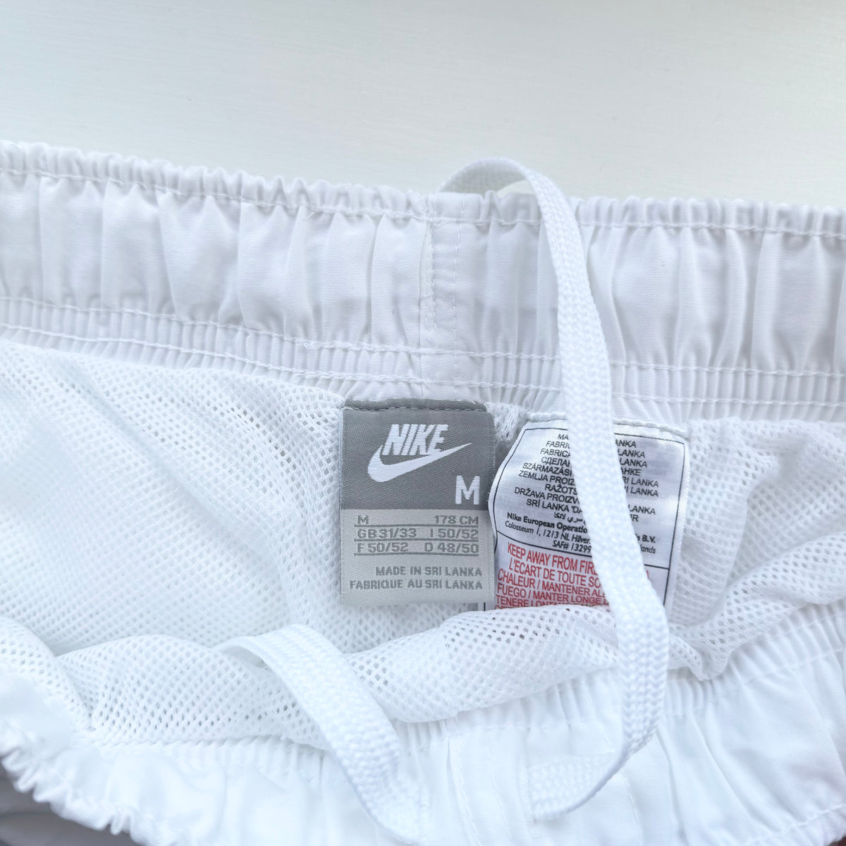 SUPER RARE 2000s Nike Trackpants White - (M) | PREMIUM