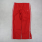 RARE 00s Nike Baggy Trackpants Red - (XL)