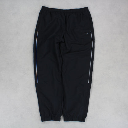 RARE Vintage 00s Nike Trackpants Grey - (L)