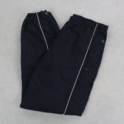 RARE 00s Nike Trackpants Black - (M)