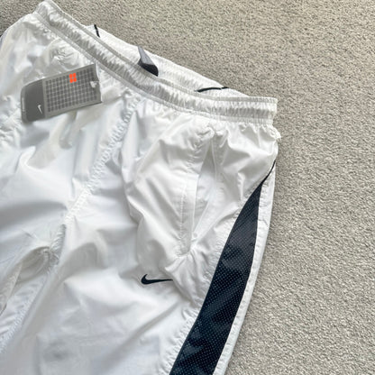 SUPER RARE 2000s Brand New Nike Trackpants White *PREMIUM* - (S)