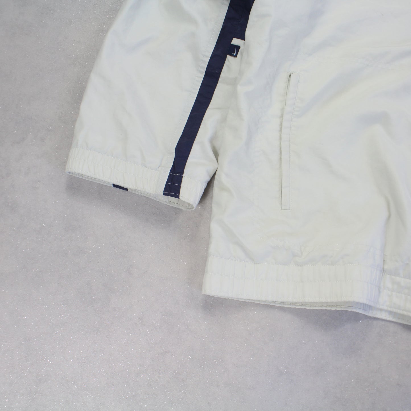 RARE 1990s Nike Track Jacket Cream - (L)