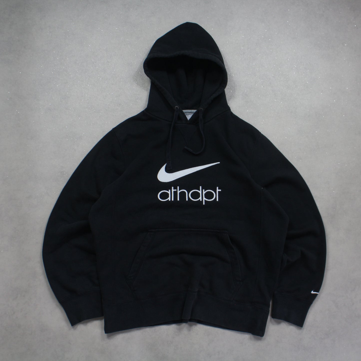 RARE 2000s Nike Hoodie Black - (L)