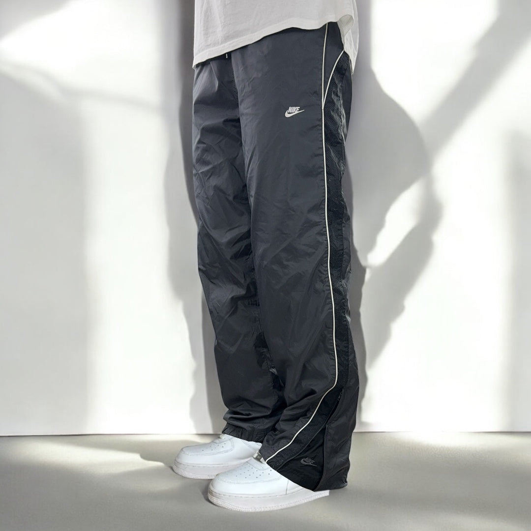 SUPER RARE 00s Baggy Nike Trackpants Grey - (L)