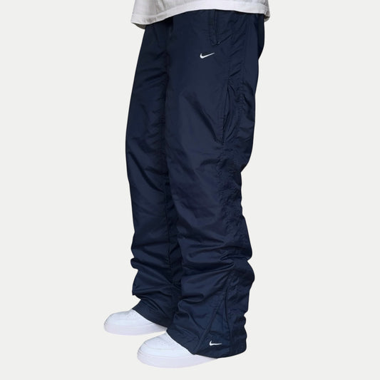 RARE 2000s Nike Trackpants Navy - (L)