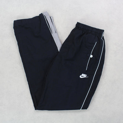 RARE 2000s Nike Trackpants Black - (L)
