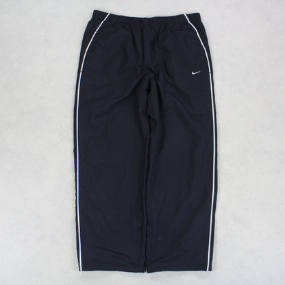 RARE Vintage 00s Nike Trackpants Black - (L)