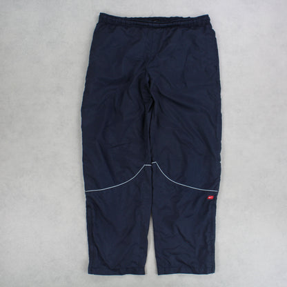 RARE 00s Baggy Nike Trackpants Black - (XL)