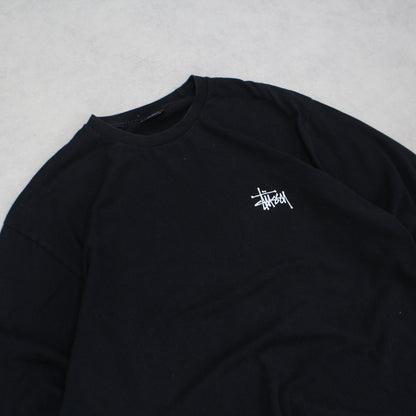 Stüssy Long Sleeve T-Shirt Black - (L)