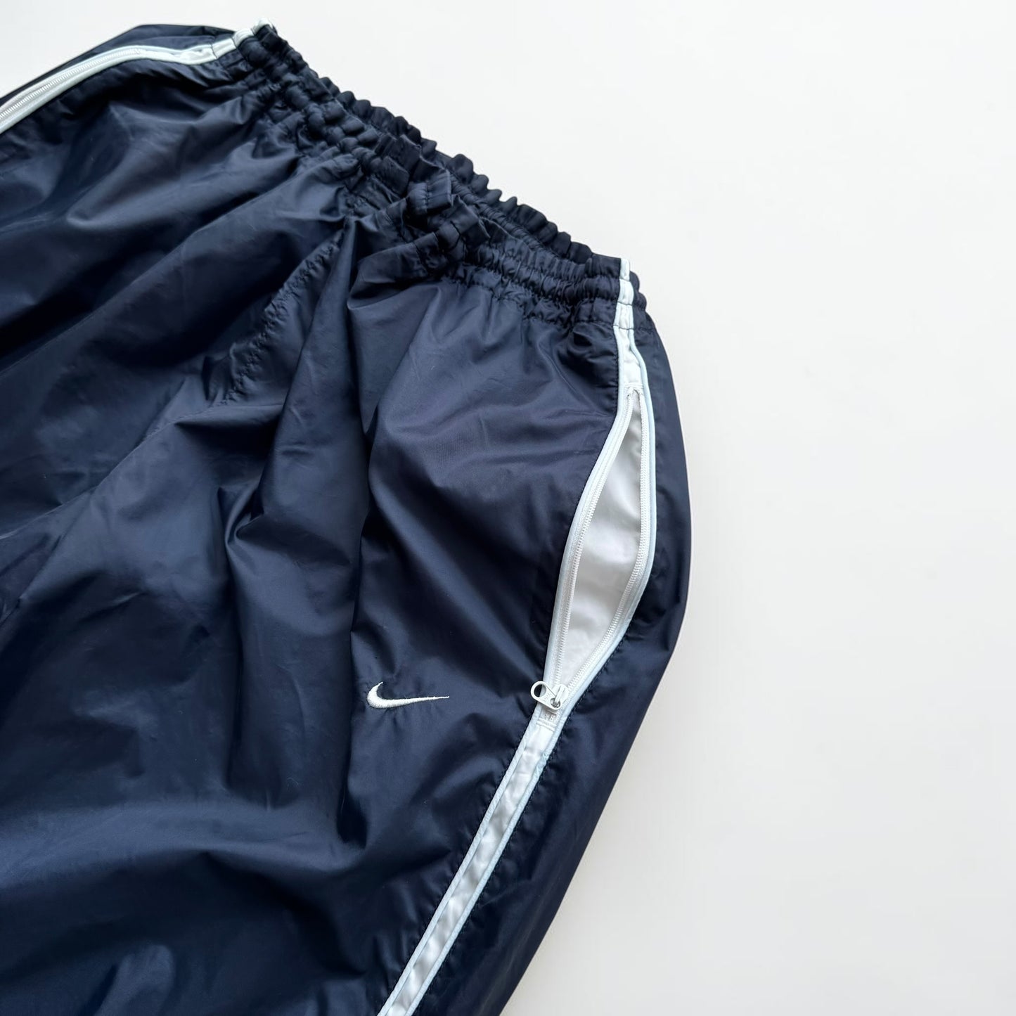 RARE 2000s Nike Trackpants Navy - (L)