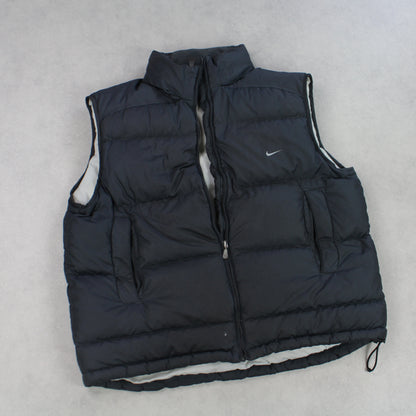 RARE 00s Nike Gilet Grey - (L)