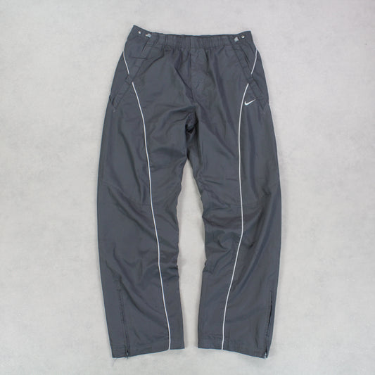 RARE 00s Nike Air Max Trackpants Grey - (M)