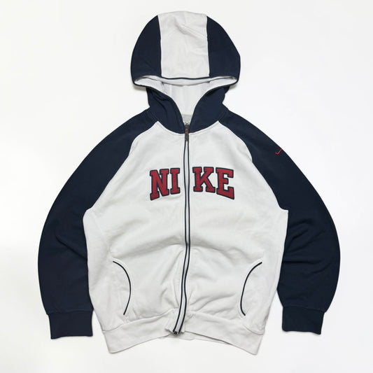 SUPER RARE 2000s Nike Hoodie White - (S)