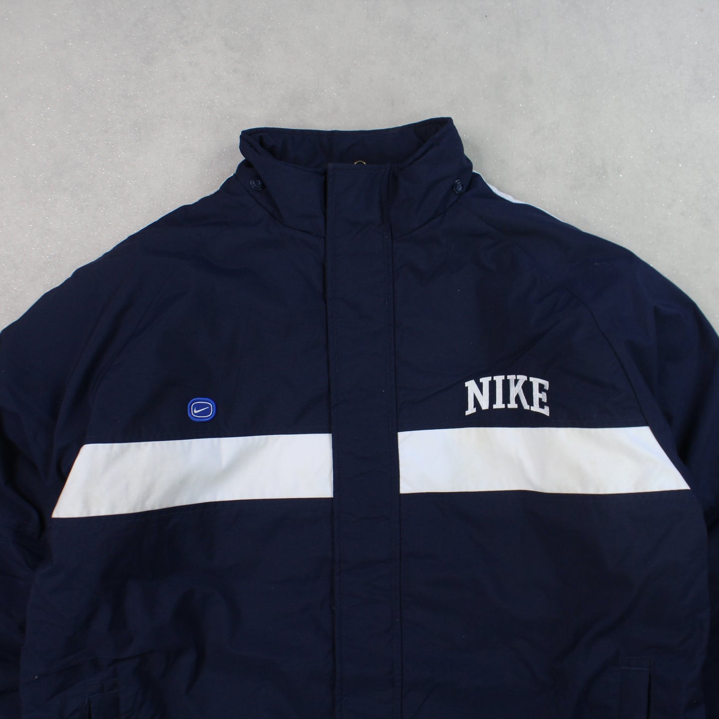 RARE 00s Nike Padded Jacket Blue - (XL)