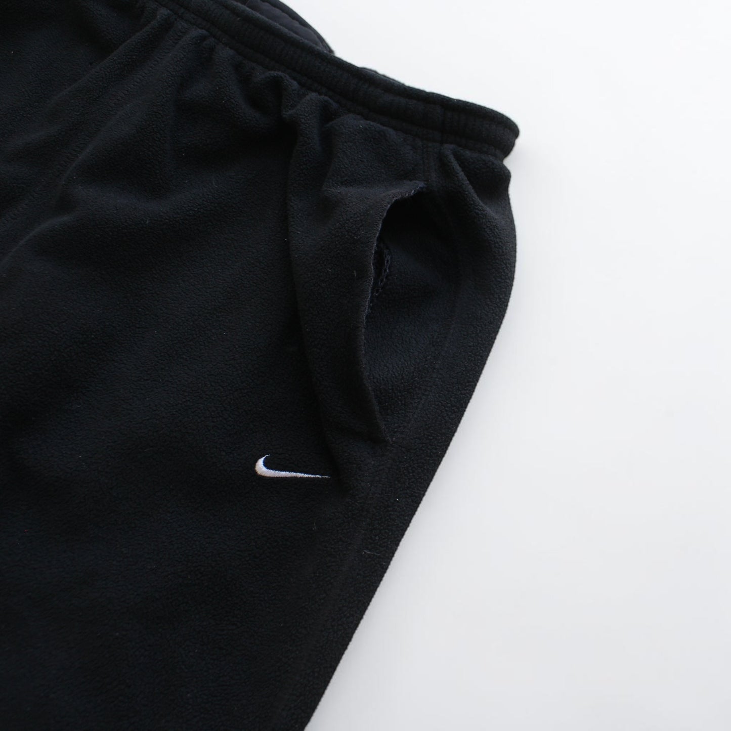 RARE 2000s Nike Fleece Joggers Black - (L)