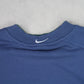 VERY RARE Vintage 1990s Nike Spell Out Sweatshirt Blue - (L)