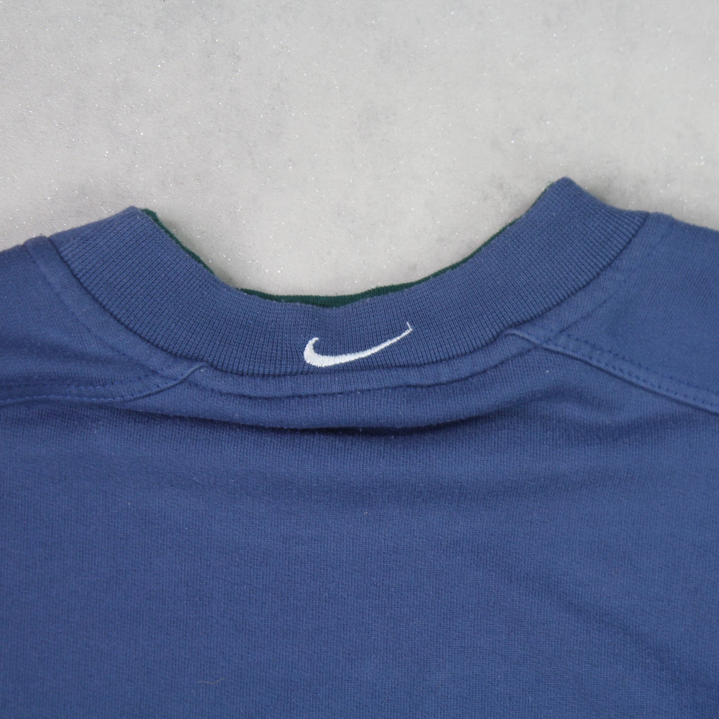 VERY RARE Vintage 1990s Nike Spell Out Sweatshirt Blue - (L)