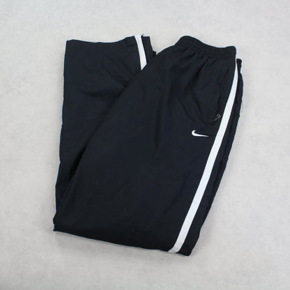 RARE Vintage 00s Nike Trackpants Black - (M)