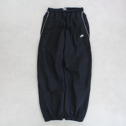 RARE Vintage 00s Nike Trackpants Black - (S)