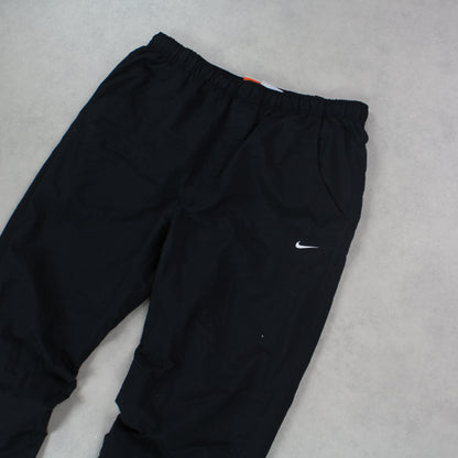 RARE 00s Nike Trackpants Black - (L)