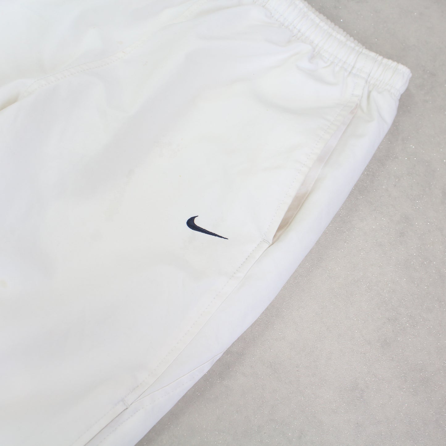 RARE 2000s Nike Trackpants White - (S)