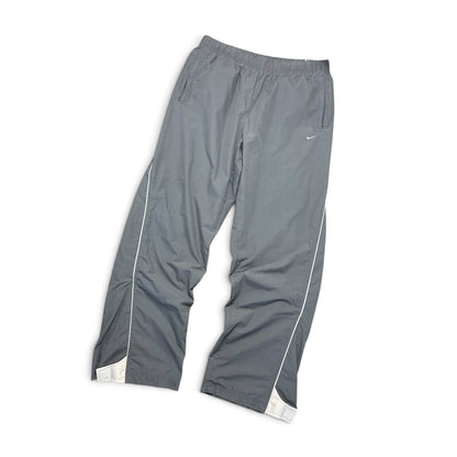 RARE 2000s Baggy Nike Trackpants Grey - (L)