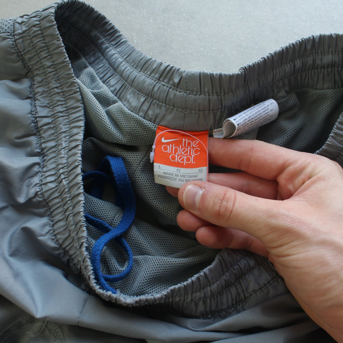 RARE 2000s Nike Trackpants Grey - (L)