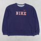 RARE Vintage 00s Nike Spell Out Sweatshirt Purple - (XS)