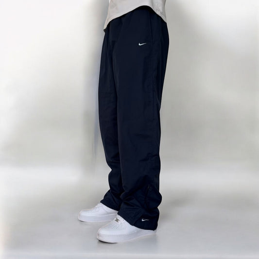 RARE 2000s Nike Trackpants Navy - (S)