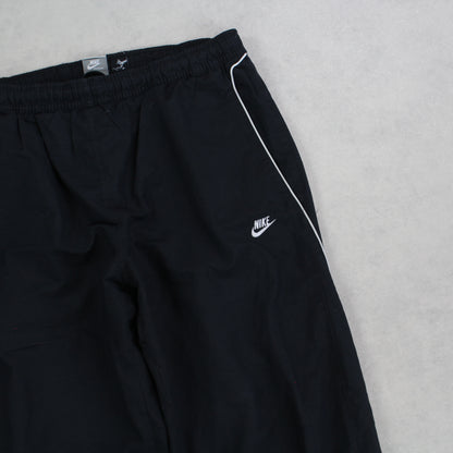 RARE 00s Nike Trackpants Black - (L)