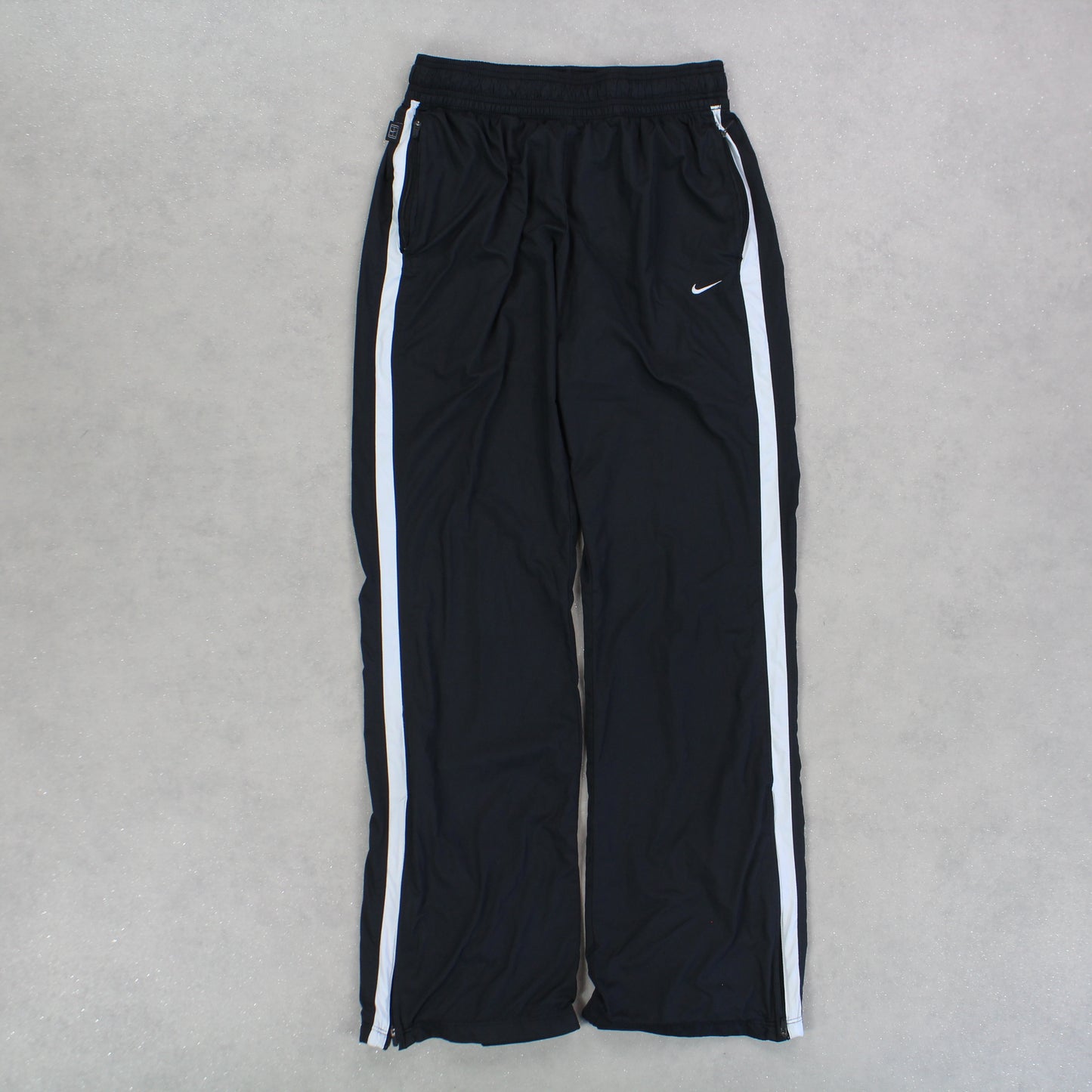 RARE 00s Nike Trackpants Black - (XS)