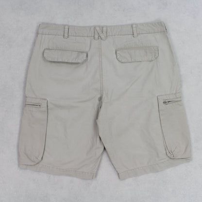 RARE Vintage 00s Nike Cargo Shorts Beige - (L)