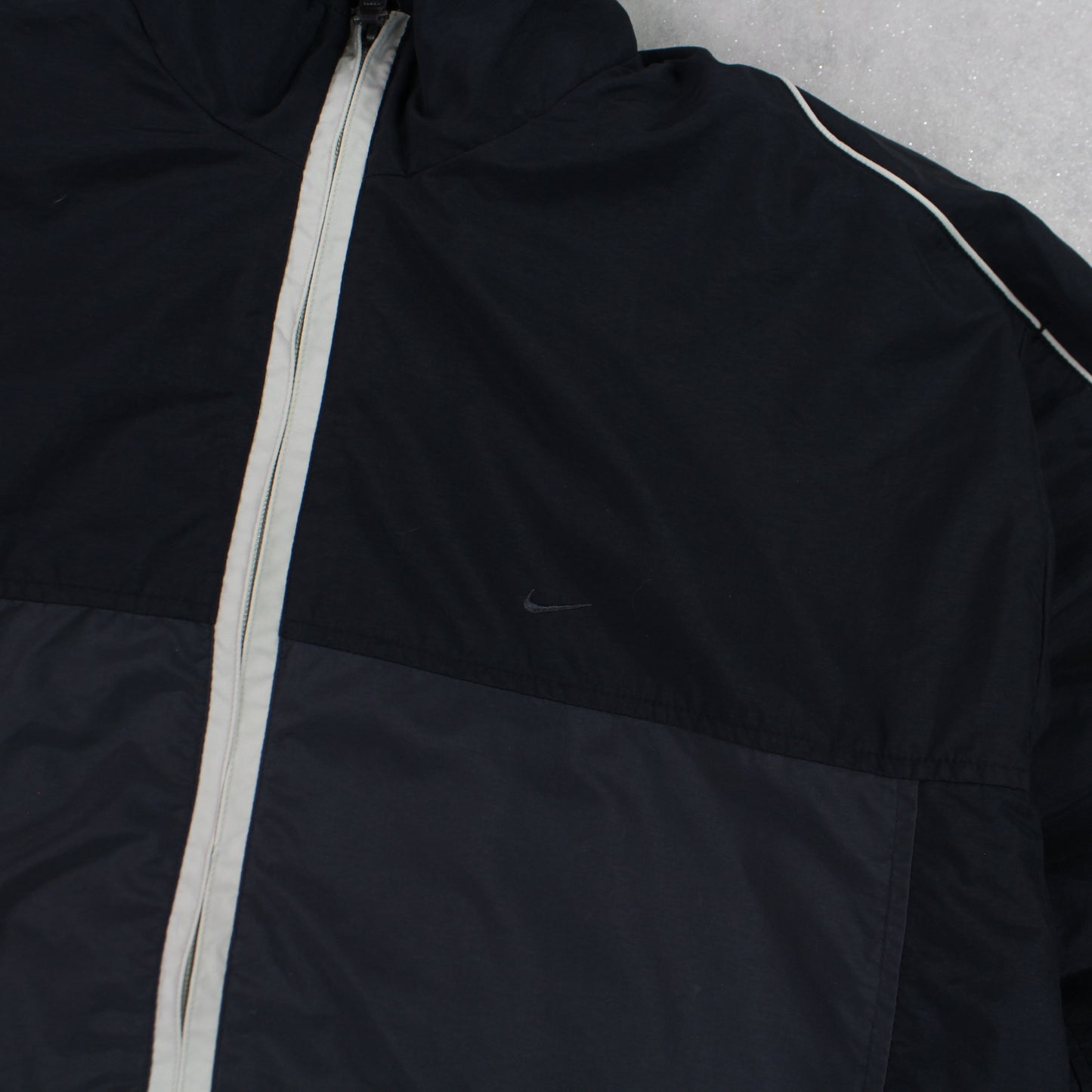 RARE 00s Nike Track Jacket Black - (L)