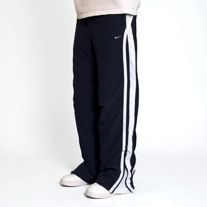 RARE 2000s Baggy Nike Trackpants Navy - (L)