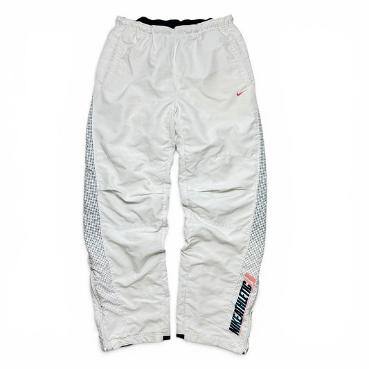 SUPER RARE 2000s Nike Trackpants White - (M)