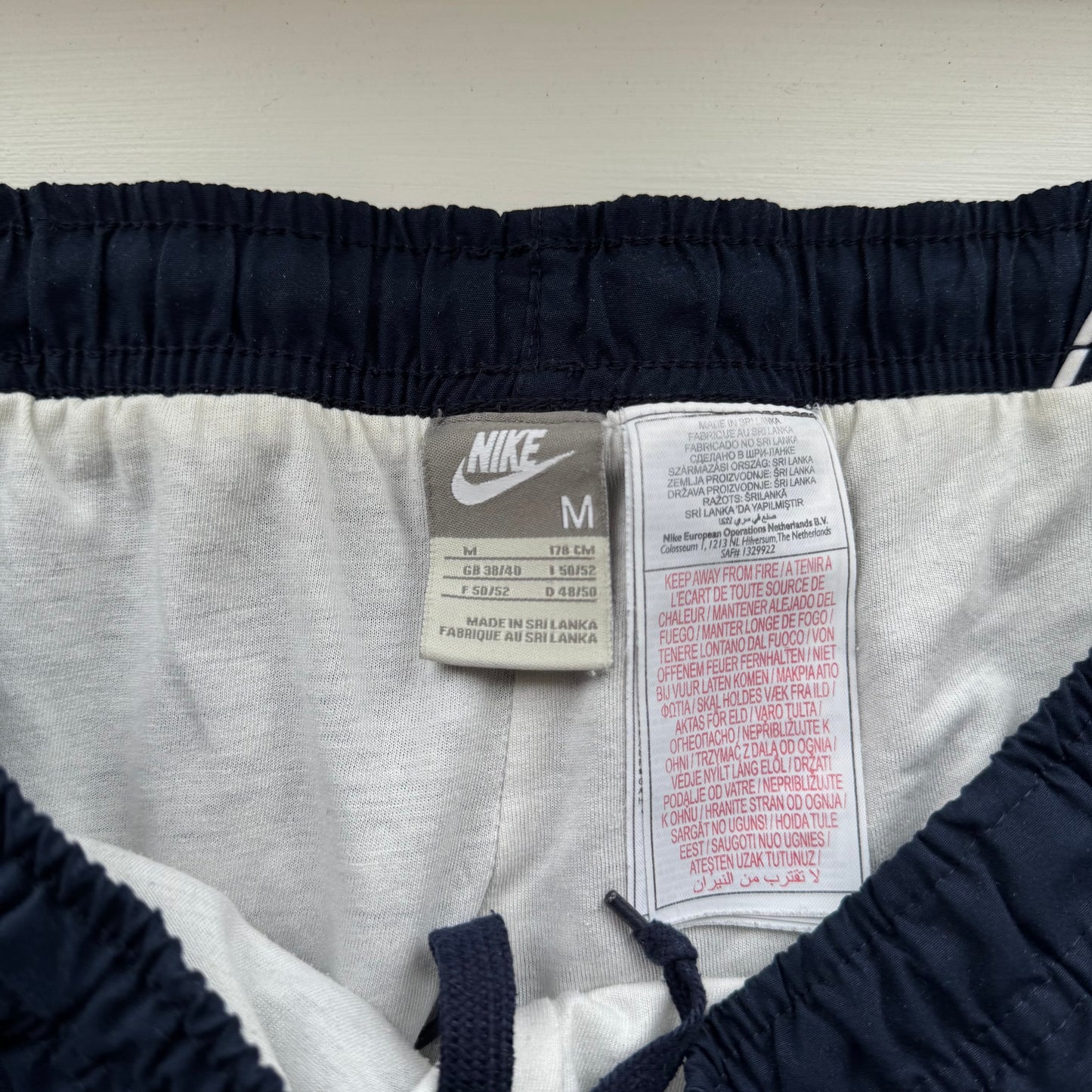 RARE 2000s Baggy Nike Trackpants Navy - (M)