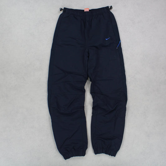 RARE 00s Nike Trackpants Navy - (XS)