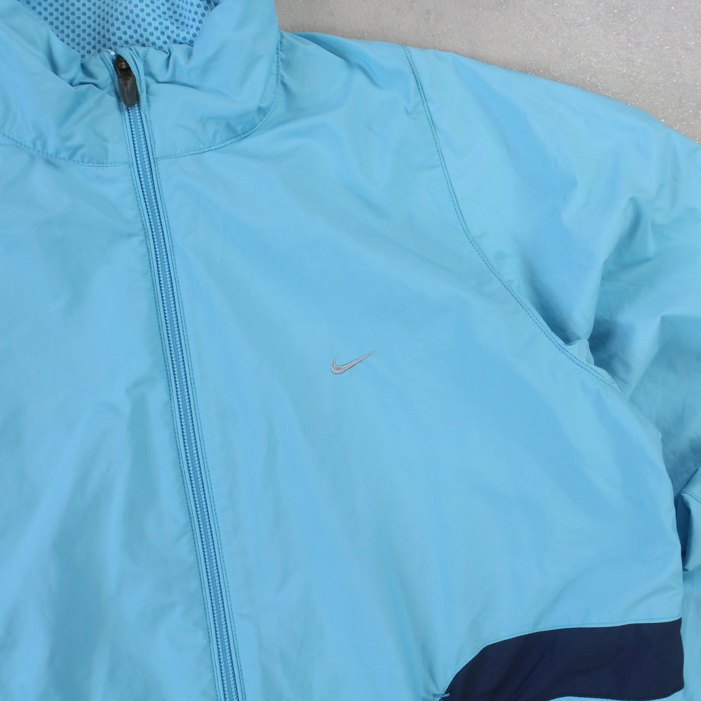 RARE 00s Nike Track Jacket Blue - (S)