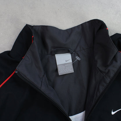 RARE 00s Nike Track Jacket Black - (L)