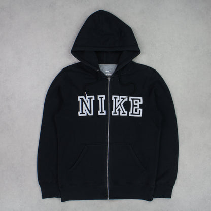 RARE Vintage 00s Nike Zip Up Hoodie Black - (S)