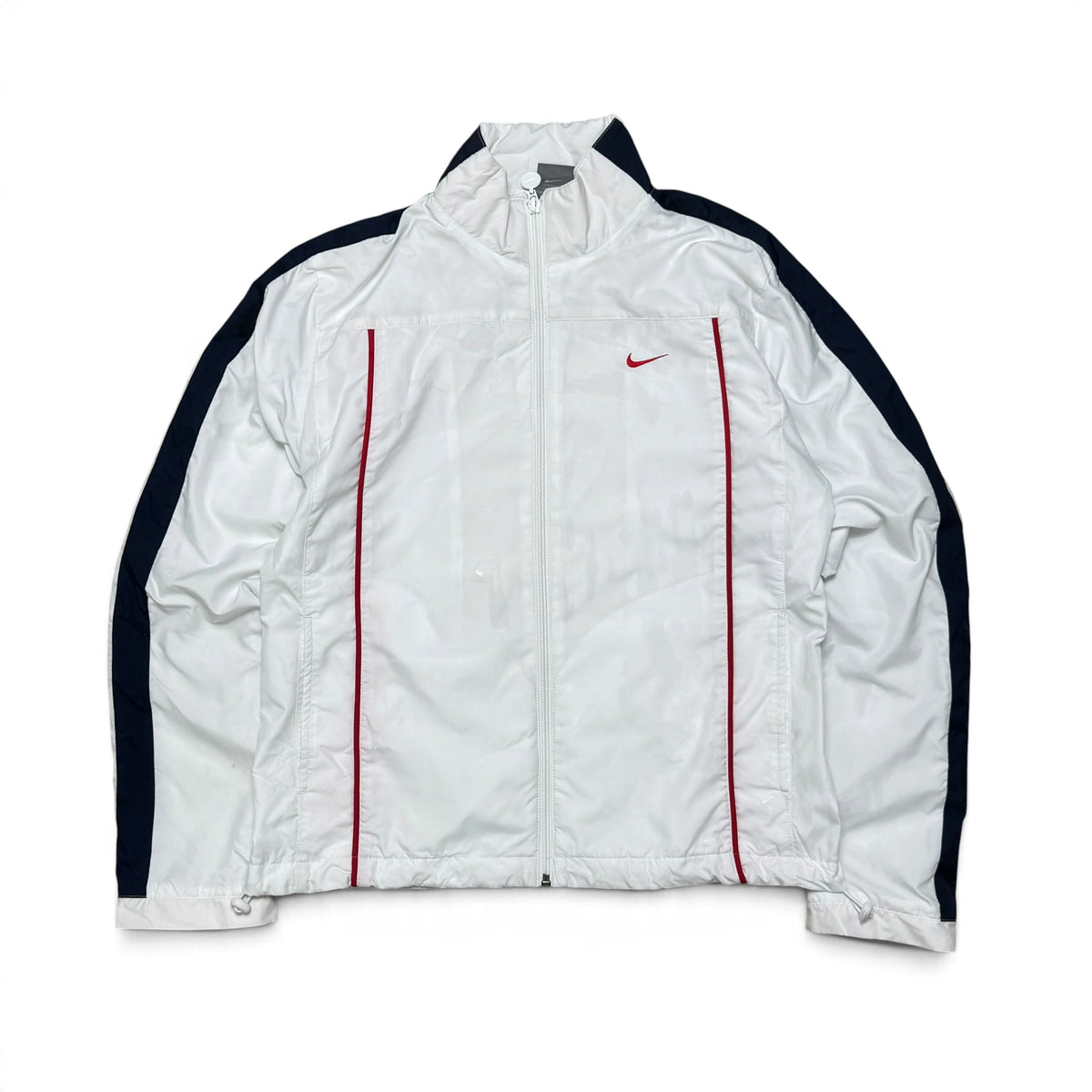 SELTENE Nike Trainingsjacke aus den 2000ern, Weiß – (S)