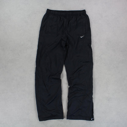 RARE 00s Nike Trackpants Black - (S)